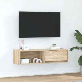TV Cabinet Sonoma oak Engineered wood 39.4 in TV Cabine...