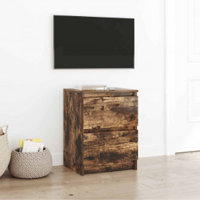 TV Stand Smoked oak Engineered wood Compact TV Stand