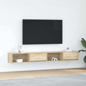 TV Cabinet Set of 2 Sonoma oak Engineered Wood