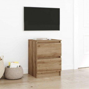 TV Cabinet Artisan Oak Engineered wood 15.7 x 13.8 x 21...