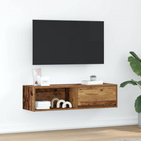 TV Cabinet Old Wood Engineered Wood Medium TV Cabinet