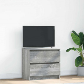 TV Cabinet Grey Sonoma Engineered Wood Small TV Cabinet
