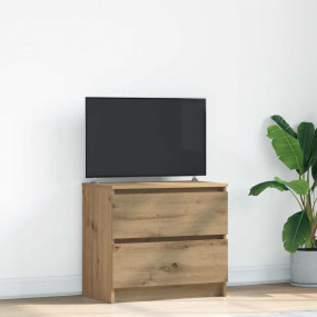 TV Cabinet Artisan Oak Engineered Wood Medium TV Cabine...