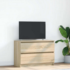 TV Cabinet Sonoma Oak Engineered Wood Medium TV Cabinet