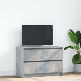 TV Cabinet Concrete grey Engineered wood Medium TV Cabi...