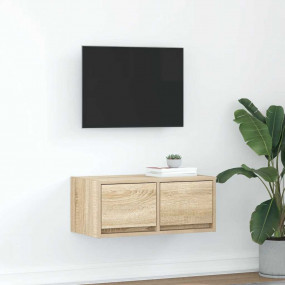 TV Cabinet Sonoma Oak Engineered Wood Small TV Cabinet