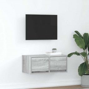 TV Cabinet Grey Sonoma Engineered wood 23.6 in TV Cabin...