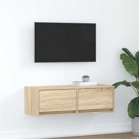 TV Cabinet Sonoma Oak Engineered Wood Medium TV Cabinet