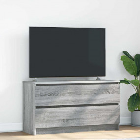 TV Cabinet Grey Sonoma Engineered wood Medium TV Cabine...