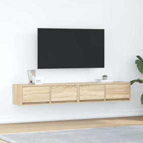 TV Cabinet Set of 2 Sonoma oak Engineered wood Medium