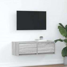 TV Cabinet Grey Sonoma Engineered Wood Standard TV Cabi...