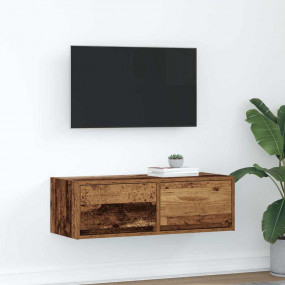TV Cabinet Old Wood Engineered Wood Medium TV Cabinet