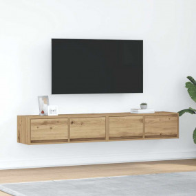 TV Cabinet Set of 2 Artisan Oak Engineered wood Medium