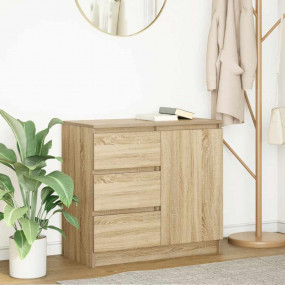 Sideboard Sonoma oak Engineered wood Medium Sideboard