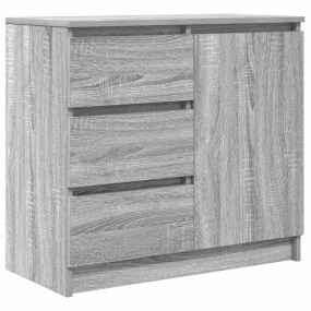 Sideboard Grey Sonoma Engineered wood Medium