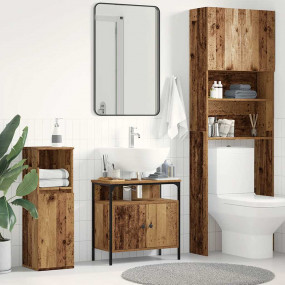 Bathroom Sink Cabinet Old wood Engineered wood Small