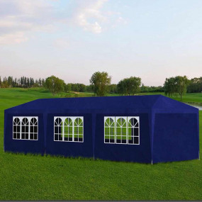 Party Tent Blue Polyethylene Large  Water-resistant mat...