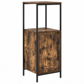 Bathroom Cabinet Smoked Oak Engineered wood, Steel Medi...