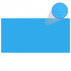 Pool Cover Blue Polyethylene Large Foldable