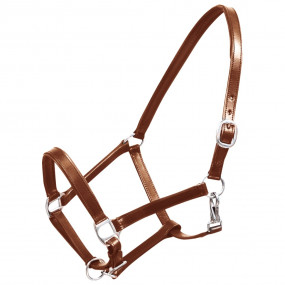 Horse Headcollar Brown Buffalo Leather Full Adjustable ...