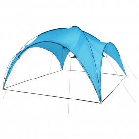 Party Shelter Light Blue Polyester fabric, Fiberglass p...