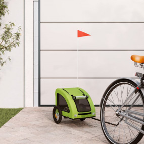 Pet Bike Trailer Green Oxford fabric, Iron, PVC Standar...