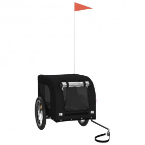 Pet Bike Trailer Black Oxford fabric, iron, PVC Small F...