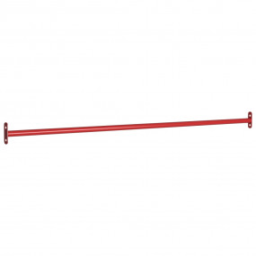 Imag:Turning Bar Red Powder-coated steel 49.2 in long