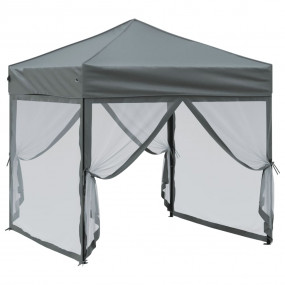 Party Tent Anthracite 210D oxford fabric 6.6 x 6.6 ft F...