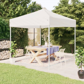 Party Tent White 210D oxford fabric, steel 9.8 x 9.8 ft...