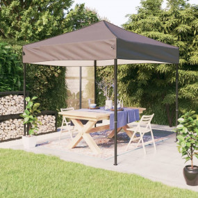 Party Tent Taupe 210D oxford fabric with silver coating...