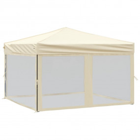 Party Tent Cream 210D oxford fabric with silver coating...