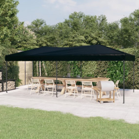 Party Tent Black 210D oxford fabric with silver coating...