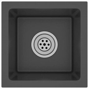 Handmade Kitchen Sink Black Stainless Steel