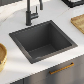 Handmade Kitchen Sink Black Stainless Steel