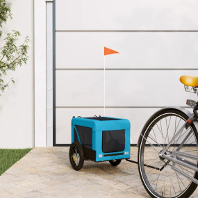 Pet Bike Trailer Blue and black Oxford fabric, PVC, Iro...