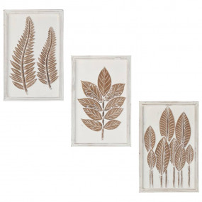 Hand-Carved Wall Panels 3 pcs MDF 15.7"x23.6"x0.6"