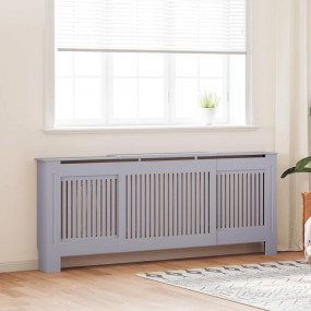 MDF Radiator Cover Gray 80.7"