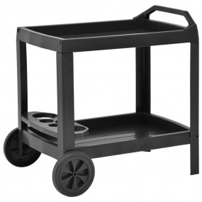 Beverage Cart Anthracite 27.2"x20.9"x28.3" Plastic
