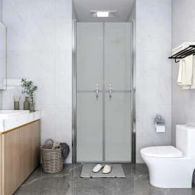 Shower Door Frosted ESG 31.9"x74.8"