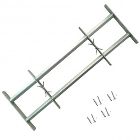 Adjustable Security Grille for Windows with 2 Crossbars...