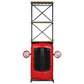 Tractor Wine Cabinet 19.3"x12.2"x67.7" Solid Mango Wood