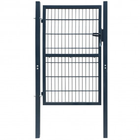 Fence Gate Steel 41.7"x97.6" Anthracite