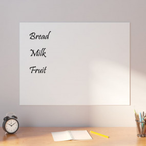 Wall-mounted Magnetic Board White 31.5"x23.6"Tempered G...