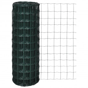 Euro Fence Steel 82ftx2.6ft Green