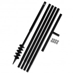Ground Drill Handle 3.15" with Extension Tube 16'4" Ste...