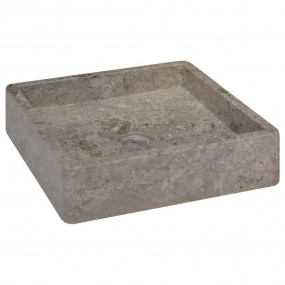 Sink Gray 15.7"x15.7"x3.9" Marble