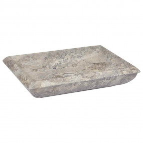 Sink Gray 19.7"x13.8"x3.9" Marble