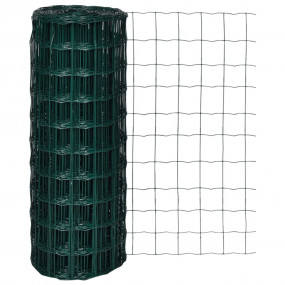 Euro Fence Steel 32.8ftx3.3ft Green