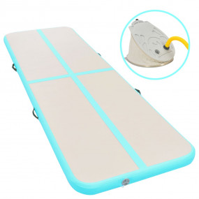 Inflatable Gymnastics Mat with Pump 275.6"x39.4"x3.9" P...